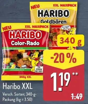 Aldi Nord Haribo XXL Angebot