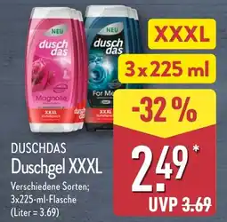 Aldi Nord DUSCHDAS Duschgel XXXL Angebot