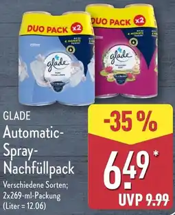 Aldi Nord GLADE Automatic- Spray- Nachfullpack Angebot