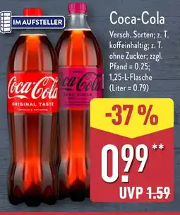 Aldi Nord Coca-Cola Angebot