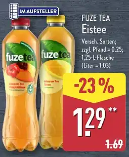 Aldi Nord FUZE TEA Eistee Angebot