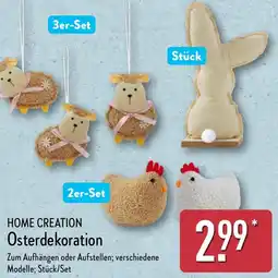 Aldi Nord HOME CREATION Osterdekoration Angebot