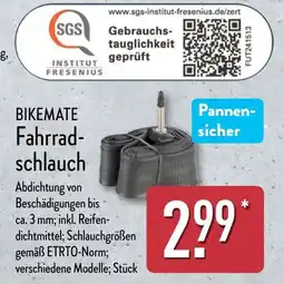 Aldi Nord BIKEMATE Fahrrad- schlauch Angebot