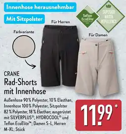 Aldi Nord CRANE Rad-Shorts mit Innenhose Angebot