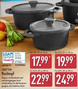 Aldi Nord CROFTON Kochtopf Angebot