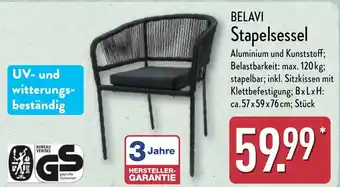 Aldi Nord BELAVI Stapelsessel Angebot