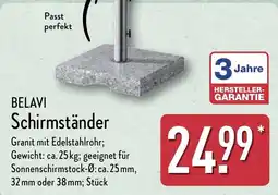 Aldi Nord BELAVI Schirmständer Angebot