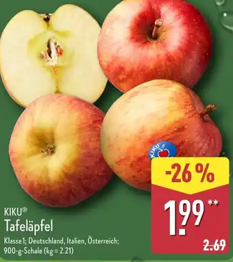 Aldi Nord KIKU Tafeläpfel Angebot