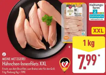 Aldi Nord MEINE METZGEREI Hähnchen-Innenfilets XXL Angebot