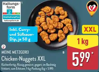 Aldi Nord MEINE METZGEREI Chicken-Nuggets XXL Angebot