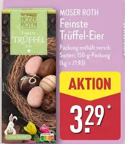 Aldi Nord MOSER ROTH Feinste Trüffel-Eier Angebot