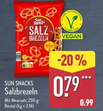 Aldi Nord SUN SNACKS Salzbrezeln Angebot