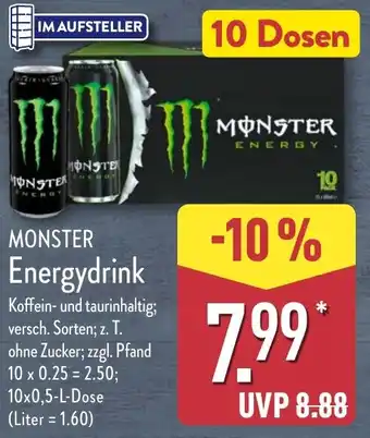 Aldi Nord MONSTER Energydrink Angebot