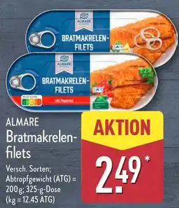 Aldi Nord ALMARE Bratmakrelen- filets Angebot