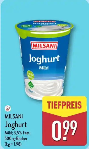 Aldi Nord MILSANI Joghurt Angebot