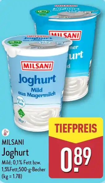 Aldi Nord MILSANI Joghurt Angebot