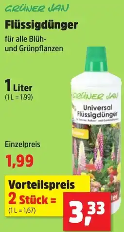 Thomas Philipps GRÜNER JAN Flüssigdünger Angebot