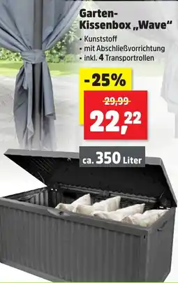 Thomas Philipps Garten Kissenbox ,,Wave" Angebot