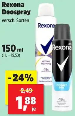 Thomas Philipps Rexona Deospray Angebot