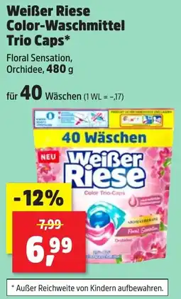 Thomas Philipps Weißer Riese Color-Waschmittel Trio Caps Angebot