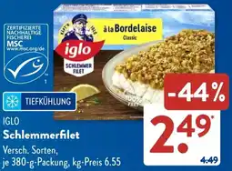 Aldi Süd IGLO Schlemmerfilet Angebot