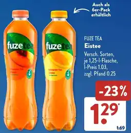 Aldi Süd FUZE TEA Eistee Angebot