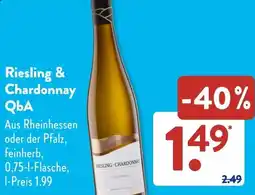 Aldi Süd Riesling & Chardonnay QbA Angebot