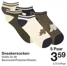 Zeeman Sneakersocken Angebot