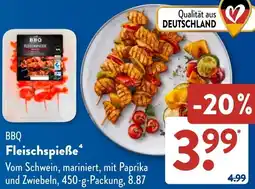 Aldi Süd BBQ Fleischspieße Angebot