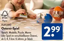 Aldi Süd PLAYLAND Osterei-Spiel Angebot