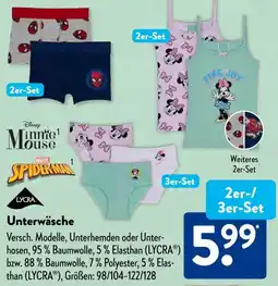 Aldi Süd Unterwäsche Angebot