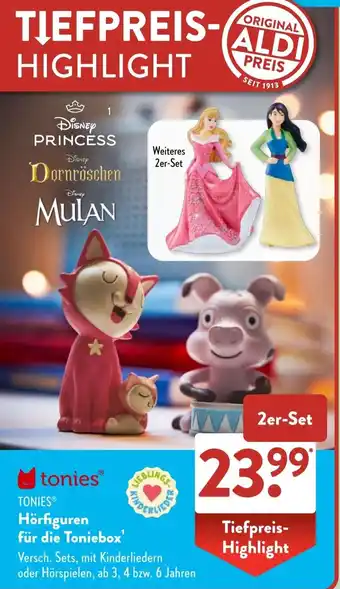 Aldi Süd TONIES Hörfiguren für die Toniebox Angebot