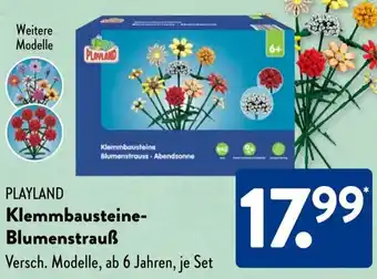 Aldi Süd PLAYLAND Klemmbausteine Blumenstrauß Angebot