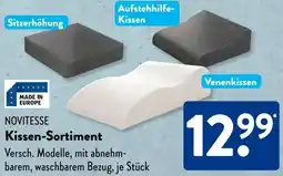 Aldi Süd NOVITESSE Kissen-Sortiment Angebot