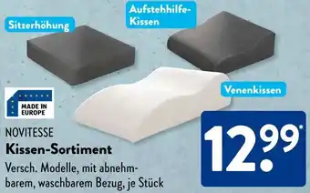 Aldi Süd NOVITESSE Kissen-Sortiment Angebot