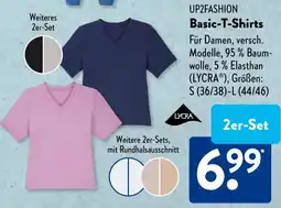 Aldi Süd UP2FASHION Basic-T-Shirts Angebot