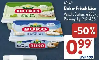 Aldi Süd ARLA Buko-Frischkäse Angebot