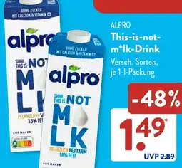 Aldi Süd ALPRO This-is-not m*lk-Drink Angebot