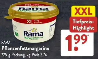 Aldi Süd RAMA Pflanzenfettmargarine Angebot