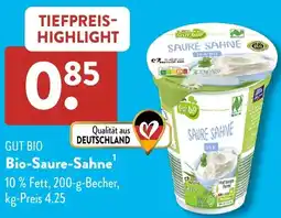 Aldi Süd GUT BIO Bio-Saure-Sahne Angebot