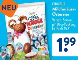 Aldi Süd CHOCEUR Milchmäuse Ostereier Angebot