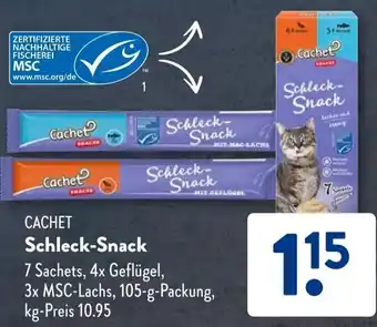 Aldi Süd CACHET Schleck-Snack Angebot