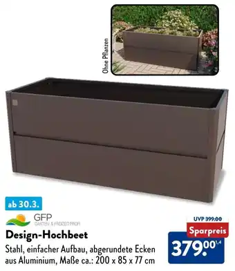 Aldi Süd GFP Design-Hochbeet Angebot