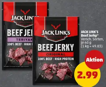 PENNY JACK LINK'S Beef Jerky Angebot