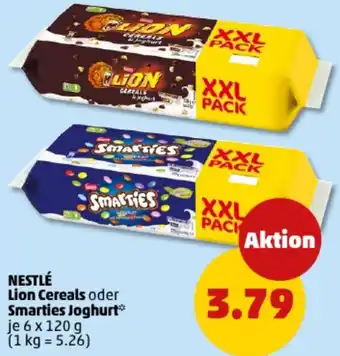 PENNY NESTLÉ Lion Cereals oder Smarties Joghurt Angebot