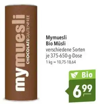 CITTI Markt Mymuesli Bio Müsli Angebot