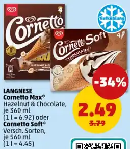 PENNY LANGNESE Cornetto Max oder Cornetto Soft Angebot