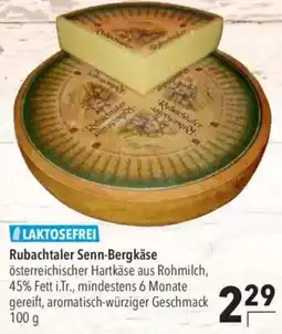 CITTI Markt Rubachtaler Senn-Bergkäse Angebot