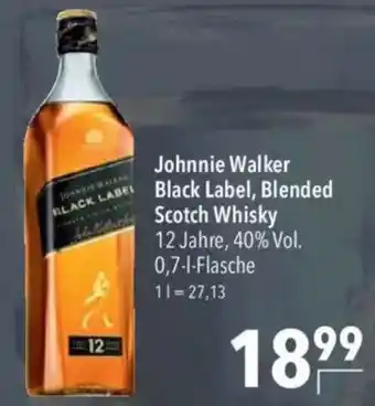 CITTI Markt Johnnie Walker Black Label, Blended Scotch Whisky Angebot