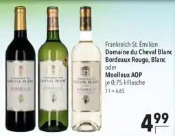 CITTI Markt Domaine du Cheval Blanc Bordeaux Rouge, Blanc oder Moelleux AOP Angebot